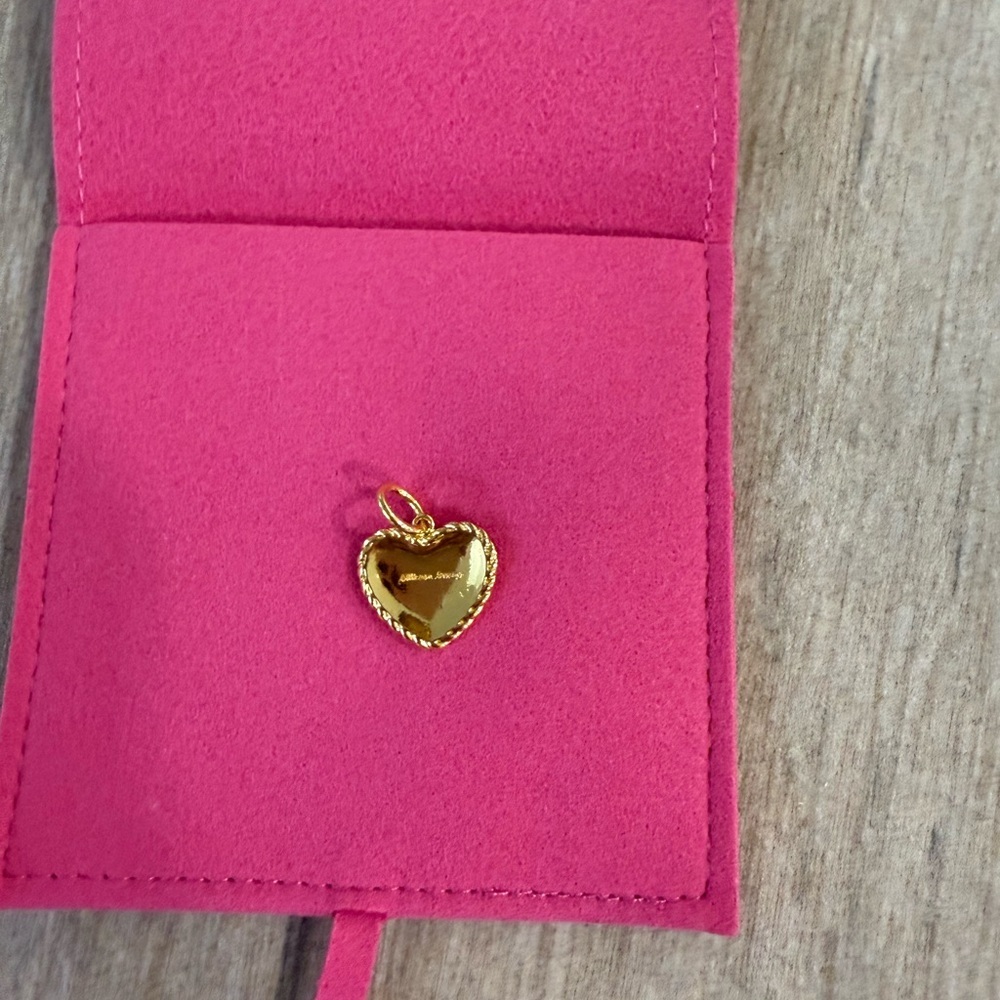 New Allison Avery Braided Gold Heart Charm - Picture 2 of 6